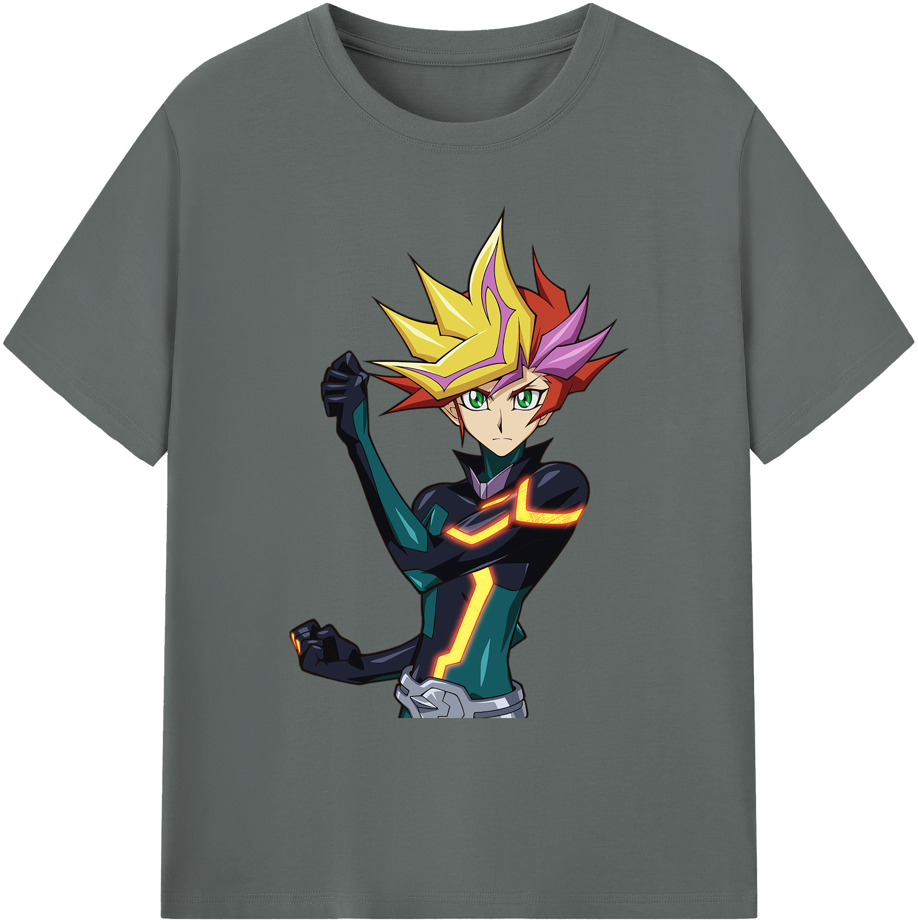 （画像用） 遊☆戯☆王 Yu-Gi-Oh! 綿100％ メンズ半袖Tシャツ｜肌触りやわらか＆通気性